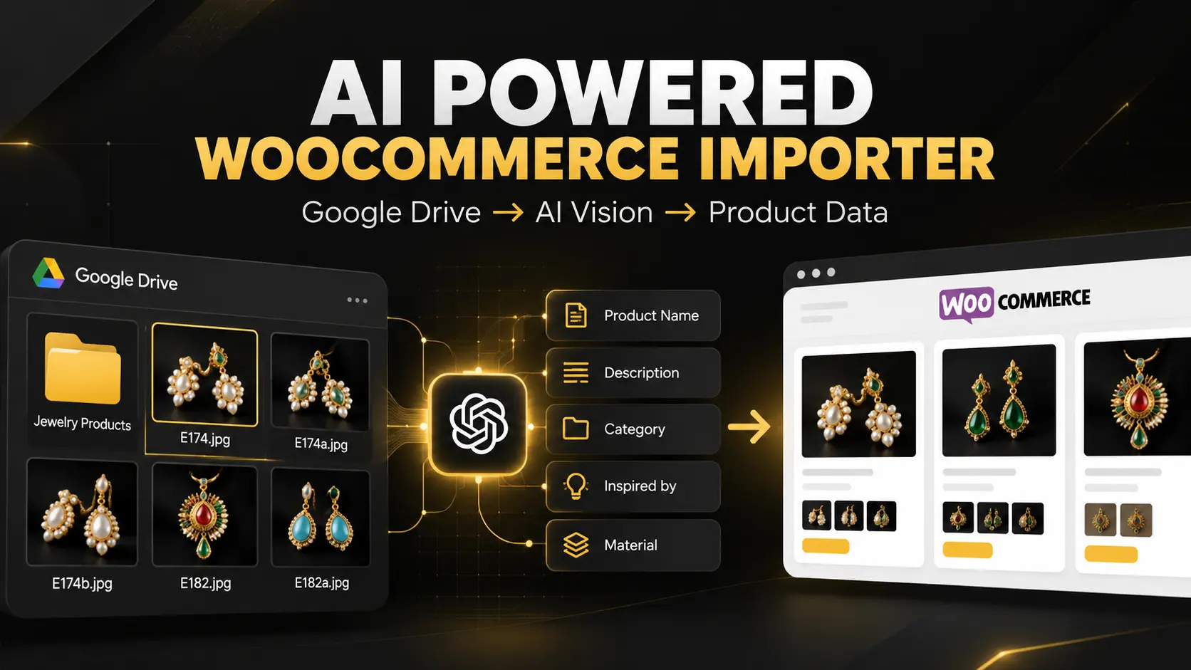 How I Built an AI Powered Bulk Product Importer for WooCommerce Using Google Drive
