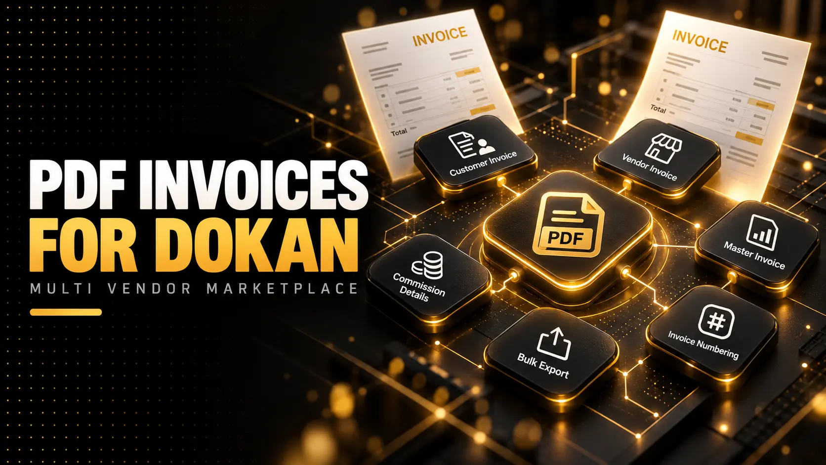 How to Handle PDF Invoices in a Dokan Multi Vendor Marketplace