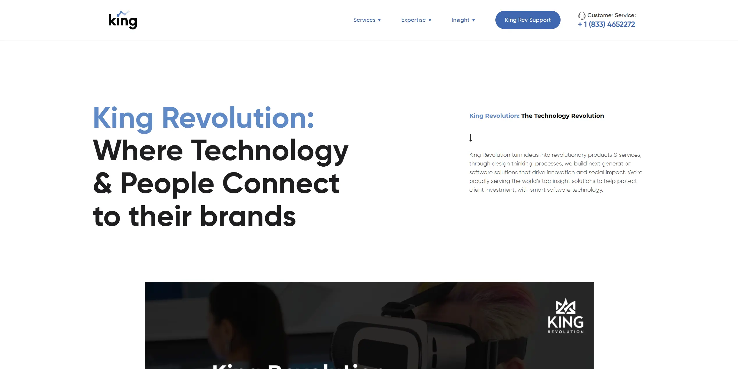 King Revolution website preview