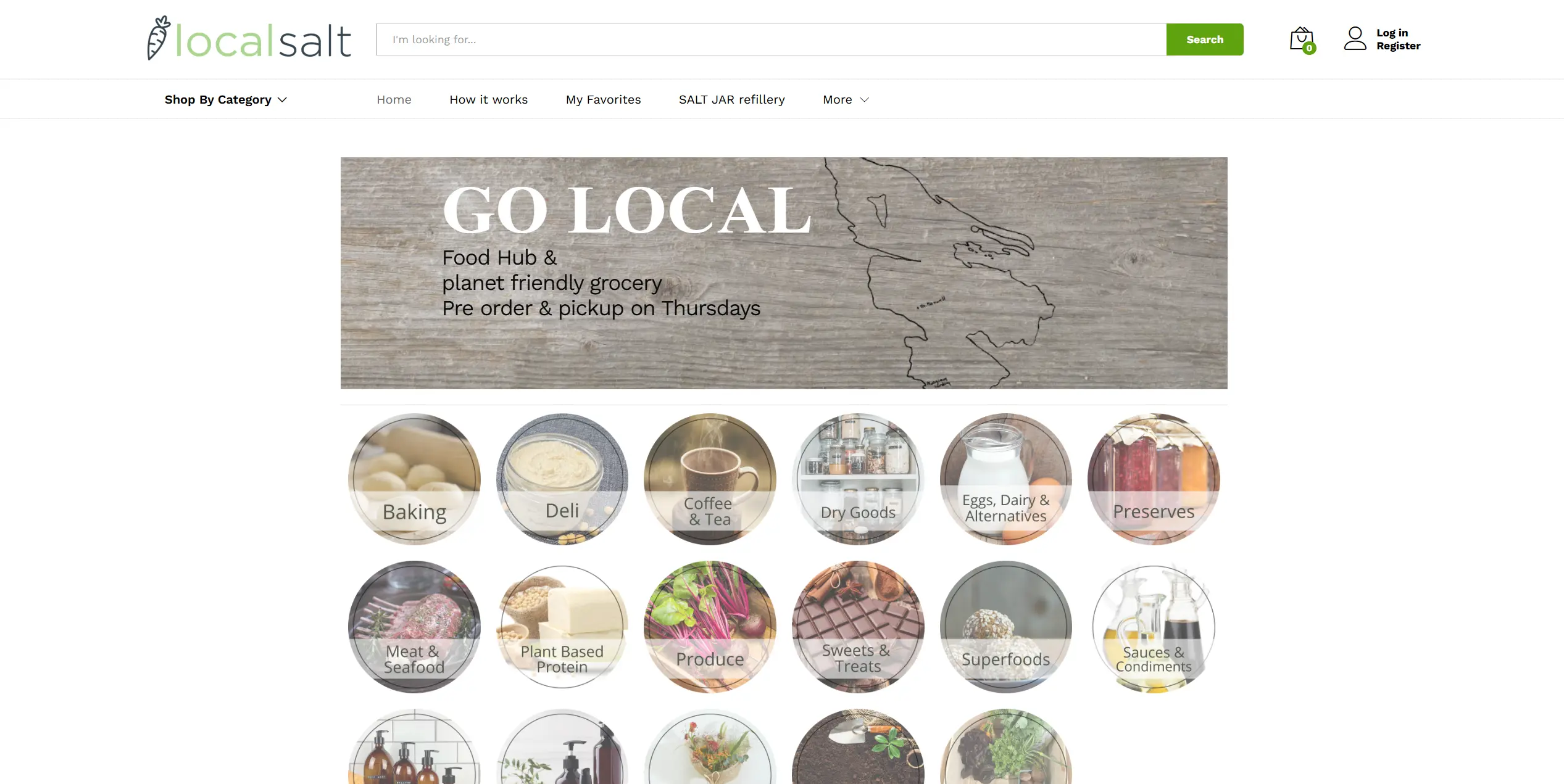 Local Salt website preview