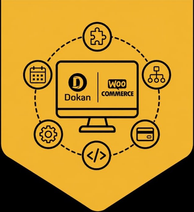 Custom Dokan WooCommerce Plugin Development Icon