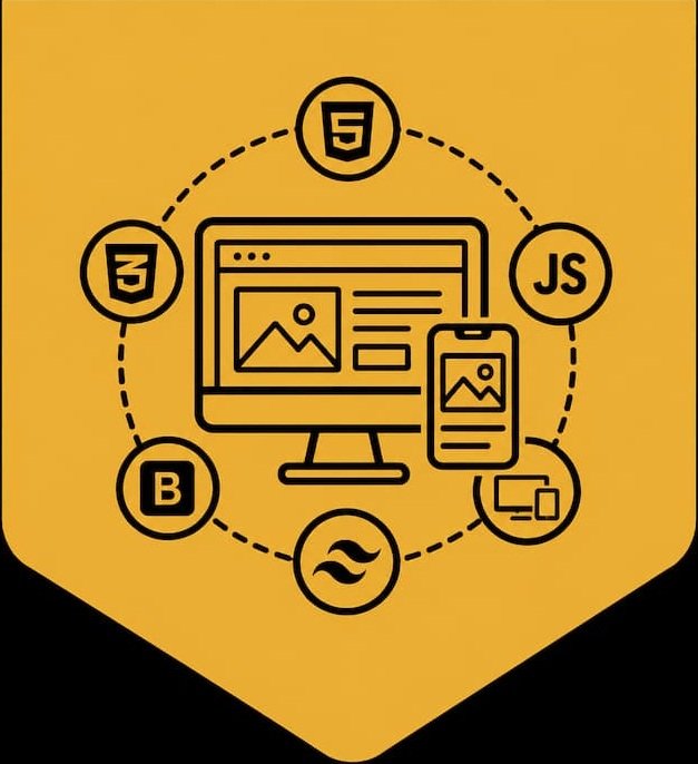 Frontend Web Development HTML CSS JavaScript Icon
